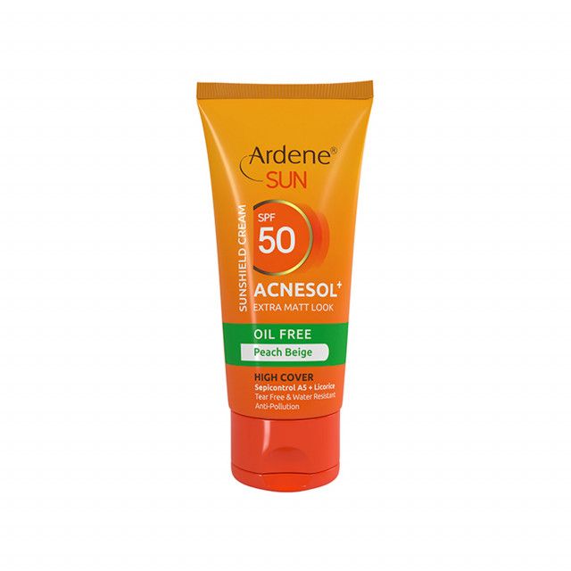 793cff2c9a11412b2fe8768bef589f38-single.jpg کرم ضد آفتاب فاقد چربی آردن مدل Acnesol SPF50 وزن 50 گرم - بژ هلویی - Image 1