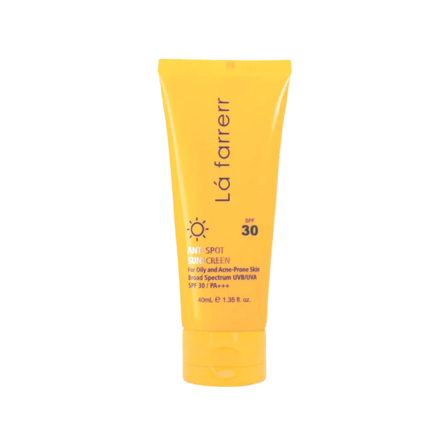 c24f7e50a0bd1bca342fa3d2986337d9-single.png کرم ضد آفتاب و ضد لک فاقد چربی SPF30 لافارر مناسب پوست چرب و مستعد آکنه حجم 40 میلی لیتر - بی رنگ - Image 1