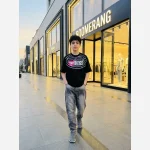 تیشرت پنبه دورس ترک اسپرت دخترانه و پسرانه سفید مشکی - Image 3
