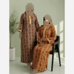ساحلی ترکمنستانی گل ریز جنس نخ گلدار فری سایز - Image 4