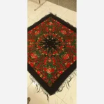 روسری ترکمنی پشمی اصل پاولوا پوزاد مدل مستانه قواره بزرگ