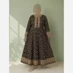 کرتی هندی گلدوزی شده جنس نخ وارداتی فری سایز مناسب بهار تابستان پاییز - Image 2
