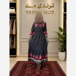 ساحلی نخی طرح دار توپ توپی فری سایز