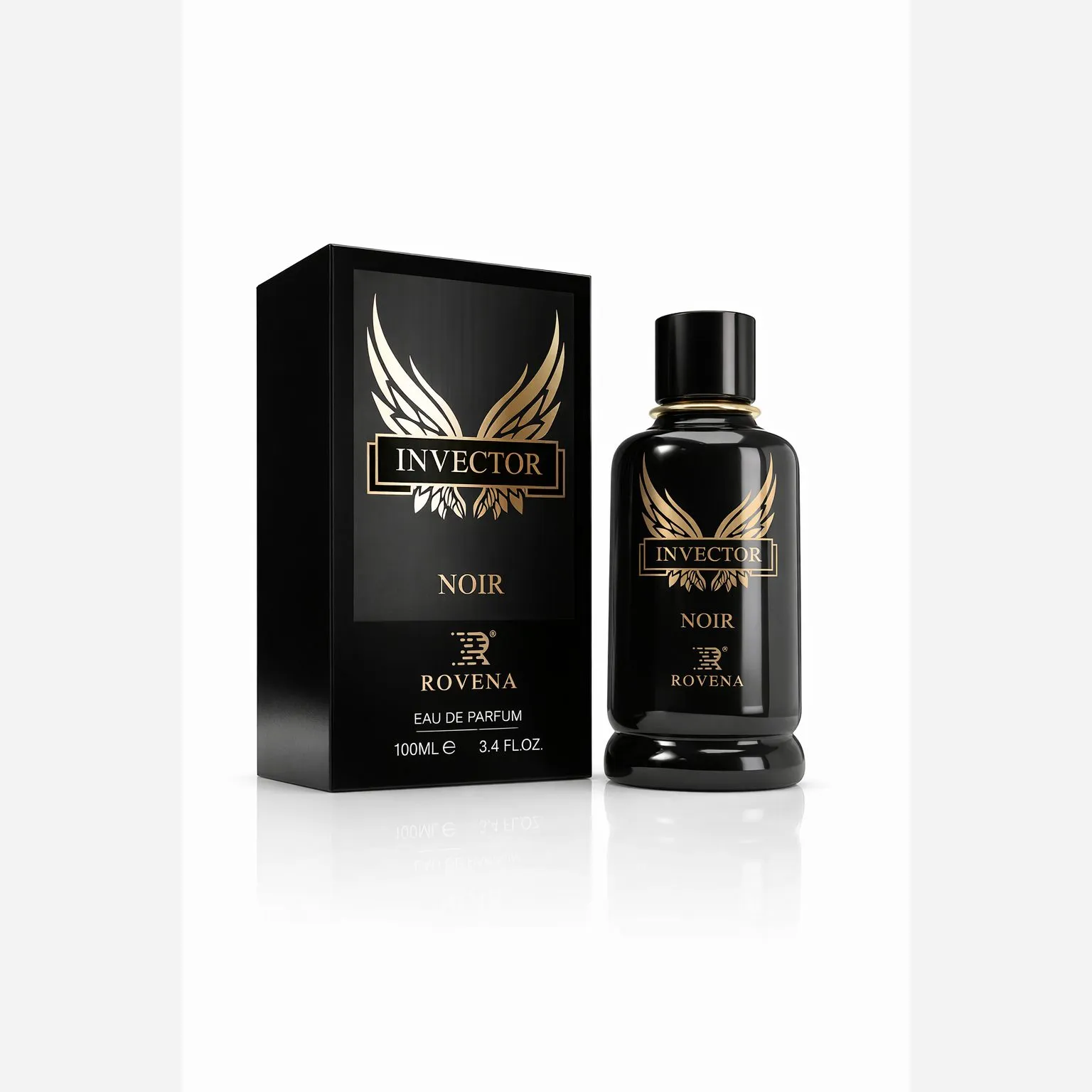 941eac37-dfdd-4353-8ae3-8410a0f6250e عطر مردانه روونا اینوکتور نویر مشابه پاکو رابان اینویکتوس اینتنس حجم 100 میل - Image 1