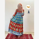 ساحلی کریشه هندی نخ هندی وارداتی فری سایز کش دوزی شده