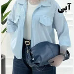 وست آستین بلند زیپ دار زنانه جنس پری سیلک فری سایز چهارفصل - Image 9