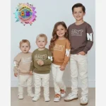 بلوز پاییزه بچگانه دورس اسپرت مدل GANT فینگردار سایز 1 تا 20 سال - تصویر 4