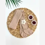 جوراب شلواری کبریتی بابونه دخترانه نوزادی پنبه ای نرم تا 7 سال