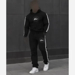 ست هودی شلوار دورس تو کرکی طرح نایک مشکی