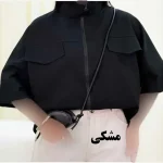 وست آستین بلند زیپ دار زنانه جنس پری سیلک فری سایز چهارفصل - Image 2