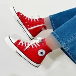کتونی آل استار ساق بلند بغل زیپ تولید داخلی رنگ بندی متنوع - تصویر 3