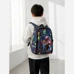 کوله پشتی پارچه ای مدرسه و دانشگاه ابعاد 48 در 31 سانتیمتر - Image 4