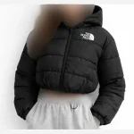 کاپشن کوتاه زنانه مموری گت دار فریسایز مناسب 38 تا 44 - تصویر 4