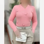 بلوز بافت گپ وارداتی مدل فلامینگو فری سایز گرم بالا - تصویر 9