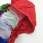 شورت مایو مردانه طرح پرچمی رنگ قرمز مدل جذب کمر کش - Image 3