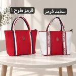 کیف زنانه روزمره پارچه نانسی با بند بلند و جیب دار - تصویر 5