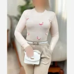 بلوز بافت گپ وارداتی مدل فلامینگو فری سایز گرم بالا - تصویر 8