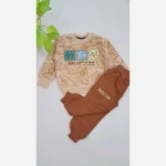 بلوز شلوار پسرانه دورس دونخ پنبه لاکرا سایز 35 تا 50 - Image 2