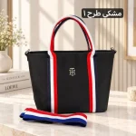 کیف زنانه روزمره پارچه نانسی با بند بلند و جیب دار - تصویر 6