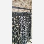 دامن حریر مدل هانا طرحدار فری سایز آستردار - تصویر 5