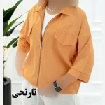 وست آستین بلند زیپ دار زنانه جنس پری سیلک فری سایز چهارفصل - Image 16