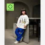ست بلوز و شلوار پاییزه بچگانه طرح GAP و سگ های نگهبان 4 تا 11 سال