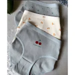 شورت نخی زنانه یوکین طرحدار اسلیپ فاق بلند سایز L و XL - Image 2