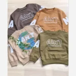 بلوز پاییزه بچگانه دورس اسپرت مدل GANT فینگردار سایز 1 تا 20 سال - تصویر 5