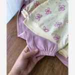 بلوز شلوار دخترانه دورس لاکرادار مناسب 1 تا 7 سال - تصویر 3