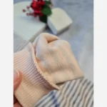 بلوز پاییزه بچگانه اسپرت راه راه تک جیب سایز 50 تا 60 پنبه ای مخملی سوپر سافت - تصویر 11