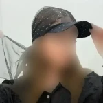 اسکارف نقاب دار توری نگین دار رنگ مشکی - تصویر 5