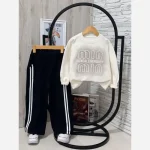 بلوز شلوار دخترانه دورس دو نخ پنبه و شلوار گلکسی سایز 45 تا 65 - تصویر 5