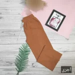 شلوار نیم بگ لینن زنانه سایز 38 تا 48 قد 100 سانت - تصویر 4