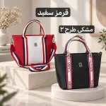 کیف زنانه روزمره پارچه نانسی با بند بلند و جیب دار - تصویر 7