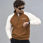 سویشرت مردانه دورس داخل کرکی طرح حروف - تصویر 4