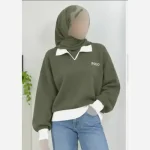 کراپ بافت پولو polo زنانه و دخترانه فری سایز - تصویر 5