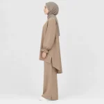 تونیک زنانه لینن مدل کوک دوزی - تصویر 2