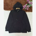 هودی دورس تو کرکی مشکی اسپرت فری سایز - تصویر 5