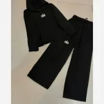 ست هودی شلوار پاییزه موهر دار دورس خاردار رنگ طوسی مشکی سایز 36 تا 44 - تصویر 8