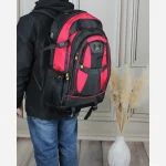 کوله پشتی پارچه ای چند جیب مناسب مدرسه دانشگاه مسافرت و ورزش - تصویر 6