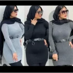 گپ بافت بلند میله ای زنانه فری سایز