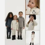 ست بلوز شلوار مخمل پتویی بچگانه مناسب 1 تا 11 سال - تصویر 10