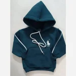 هودی پنبه داخل کرکی ضخیم اسپرت رنگی سایز 60 تا 70 - تصویر 5