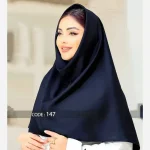 مقنعه ساده اداری نخی بروجرد اصلی قد 100 فری سایز - تصویر 6