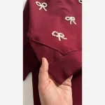ست بلوز و شلوار بگ دخترانه پاپیون مرواریدی دورس دو نخ سایز 3 تا 10 سال - تصویر 10
