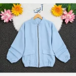 بامبر جکت زنانه فلونزی ضخیم گرم مناسب پاییز قد 63 رنگ قهوه ای - تصویر 6