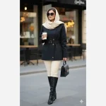 ترنچ کت زنانه کتان زارا آستردار مدل الین - تصویر 10