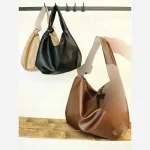 کیف زنانه یک طرف گره جنس وارداتی رنگ مشکی - تصویر 4