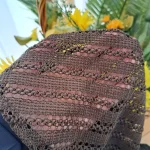 مینی اسکارف بافت پاییزی وارداتی سه گوش سایز 70 در 70 سانتی متر - تصویر 6