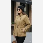 ترنچ کت زنانه کتان زارا آستردار مدل الین - تصویر 8